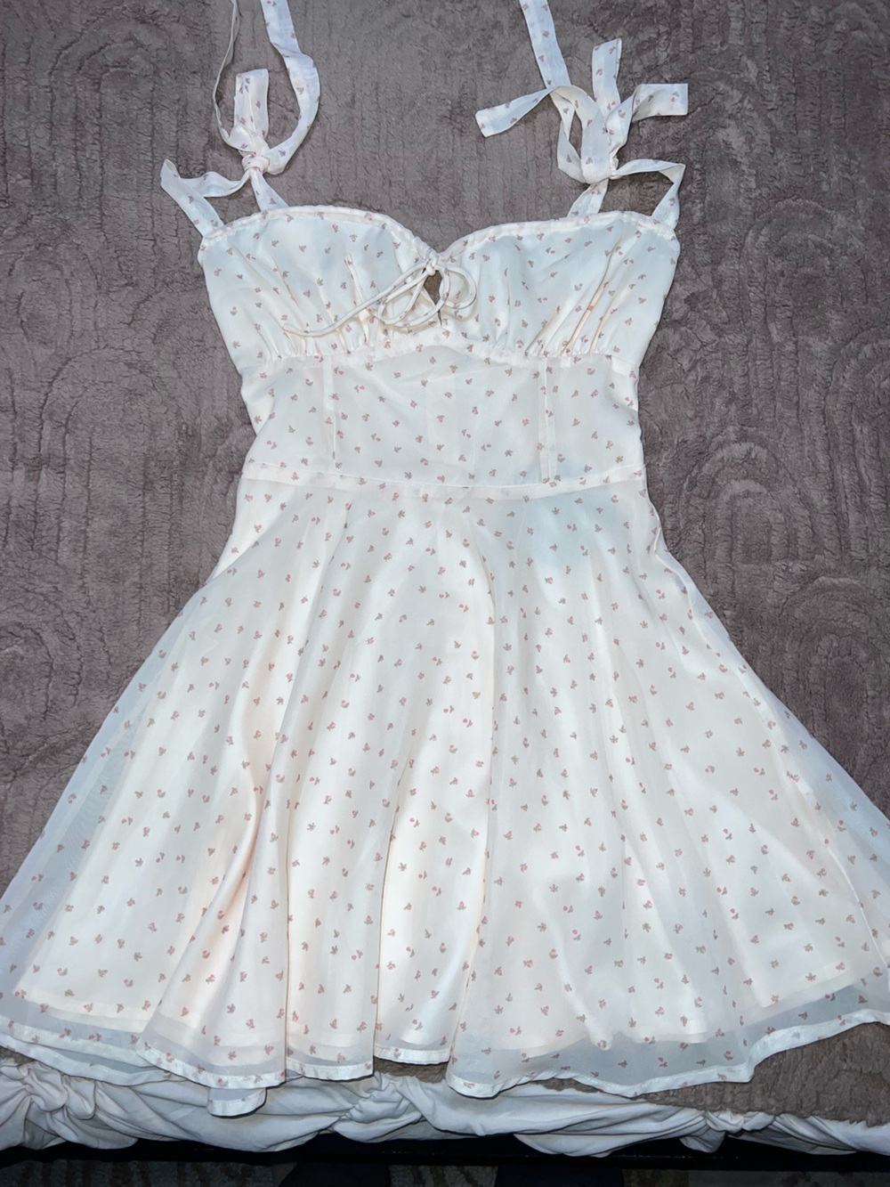 White Fox Boutique NWT Savour the Moment Mini Dress in Lemon Poise | XS